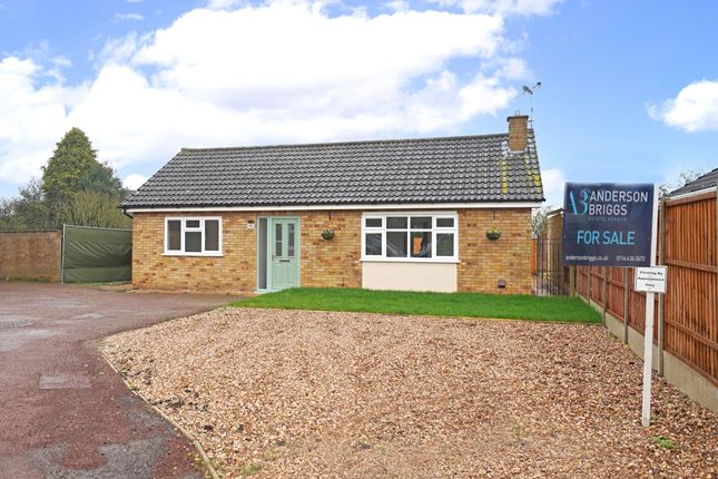 Thumbnail Bungalow for sale in School Close, Croft, Leicester, Leicestershire
