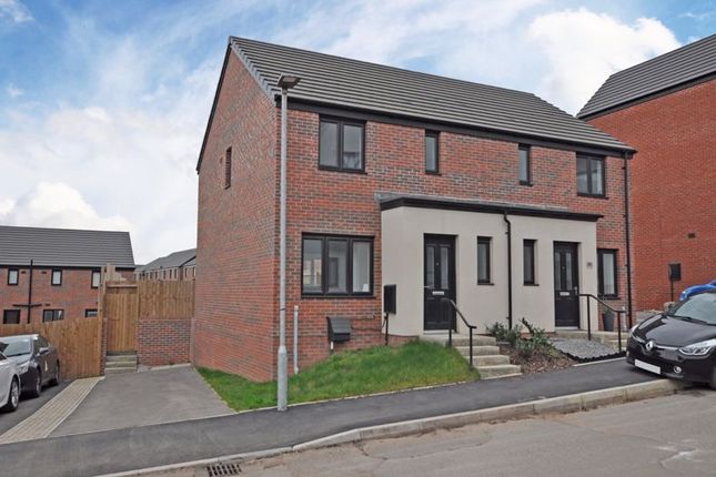 Thumbnail Semi-detached house for sale in Stylish New-Build, Lewis Crescent, Oid St Mellons