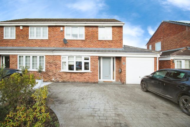 Thumbnail Semi-detached house for sale in Bradley Close, Ouston, Chester Le Street, Durham