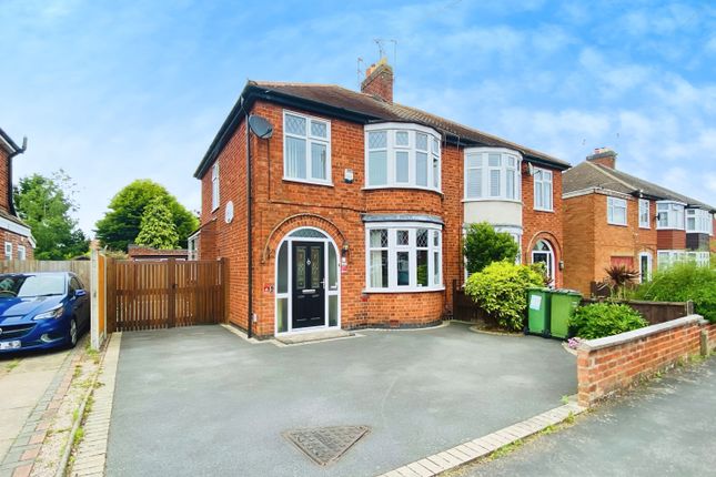 Thumbnail Semi-detached house for sale in Queens Drive, Leicester Forest East