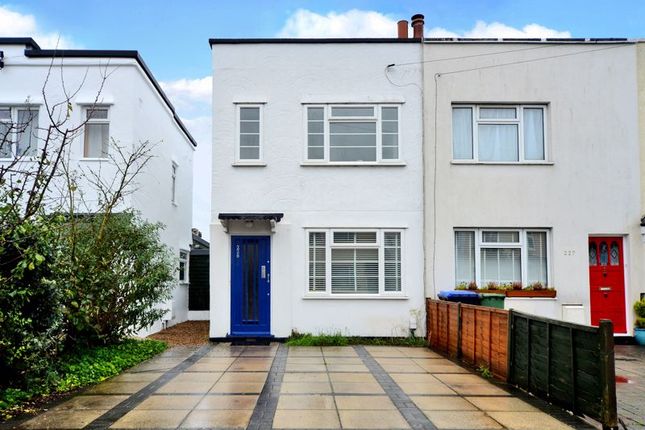 Thumbnail End terrace house for sale in Eastcote Avenue, West Molesey