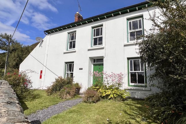 Semi-detached house for sale in Rhandirmwyn, Llandovery, Carmarthenshire.