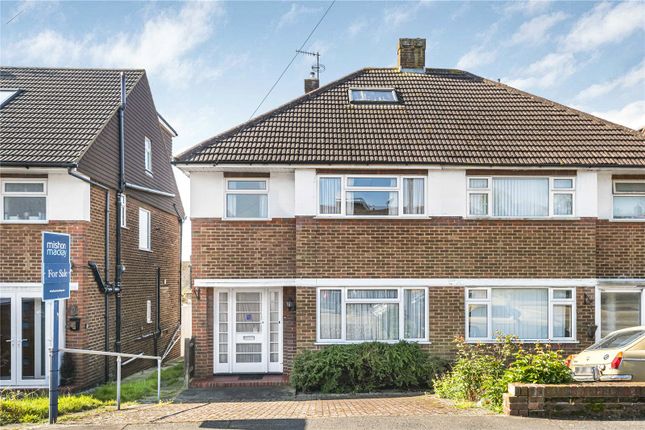 Thumbnail Semi-detached house for sale in Downland Avenue, Southwick, Brighton, West Sussex