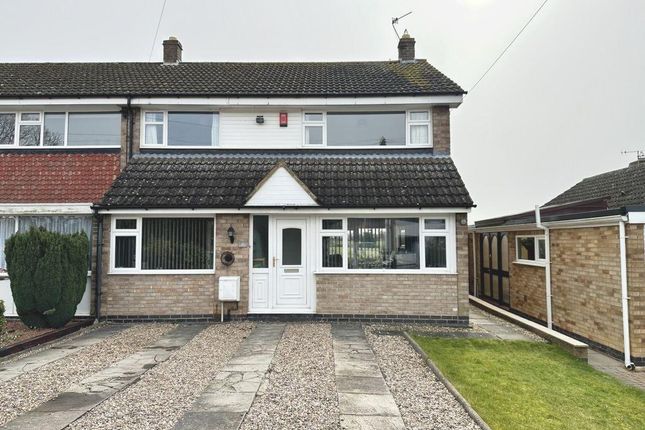 Thumbnail End terrace house for sale in Gorse Lane, Oadby