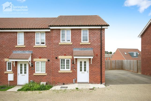 Thumbnail Semi-detached house for sale in Hawthorn Way, Raunds, Wellingborough, Northamptonshire