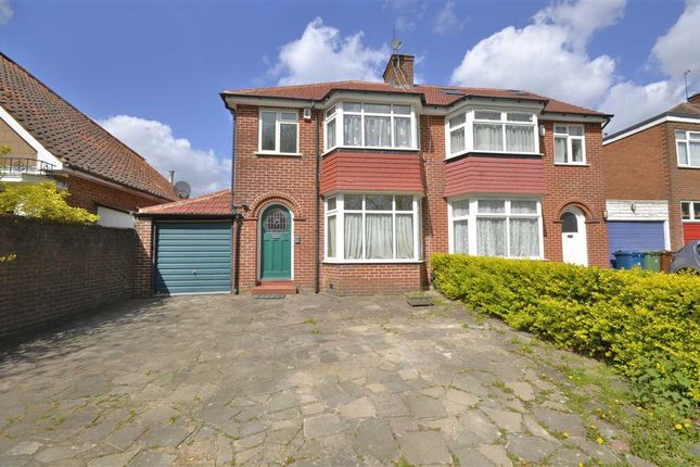 Thumbnail Semi-detached house to rent in Crowshott Avenue, Stanmore, Middlesex