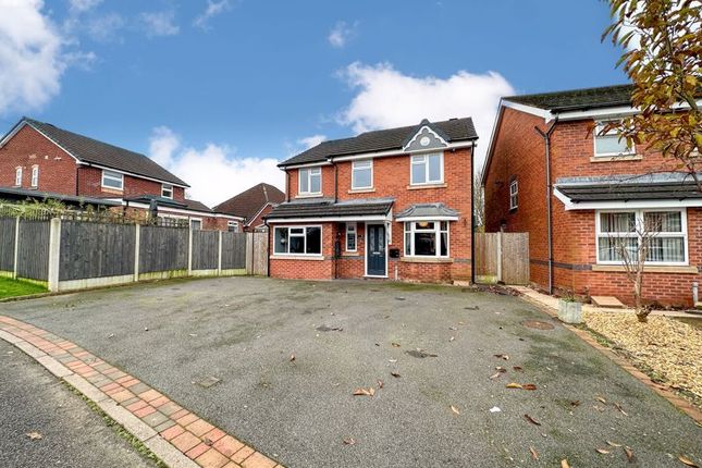 Thumbnail Detached house for sale in Millstream Close, Cheadle, Staffordshire