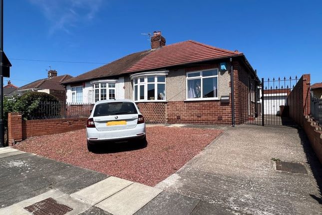 Thumbnail Semi-detached bungalow for sale in Redcar Road, North Heaton, Newcastle Upon Tyne