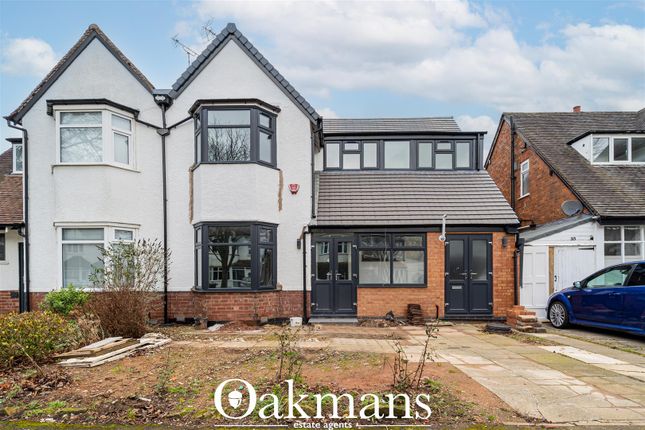 Thumbnail Semi-detached house for sale in Etwall Road, Hall Green, Birmingham