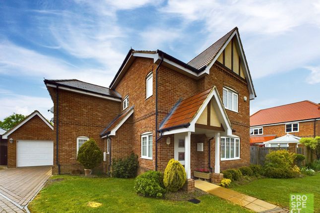 Thumbnail Detached house for sale in Longcroft Gardens, Shinfield, Reading, Berkshire