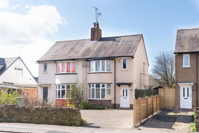 Thumbnail Semi-detached house for sale in Storrs Road, Brampton, Chesterfield