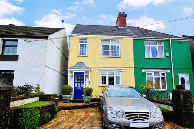 Thumbnail Semi-detached house for sale in Gower Road, Killay, Swansea