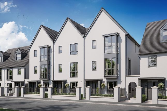 End terrace house for sale in "The Eastbury - Plot 614" at Sherford, Lunar Crescent, Sherford, Plymouth