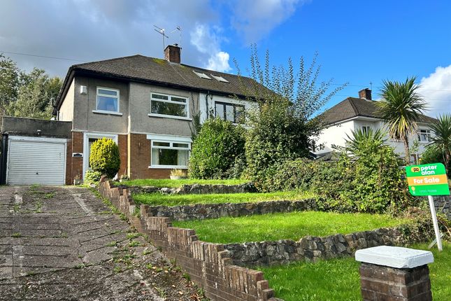 Thumbnail Semi-detached house for sale in Ty'r Winch Road, Old St. Mellons, Cardiff