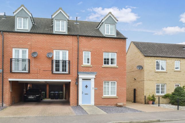 Thumbnail Semi-detached house for sale in Flawn Way, Eynesbury, St. Neots
