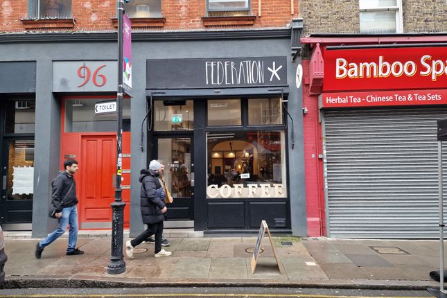 Retail premises to let in 96A Leather Lane, London