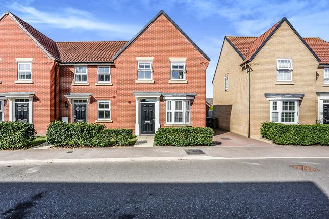 Thumbnail End terrace house for sale in Gilbert Road, Saxmundham