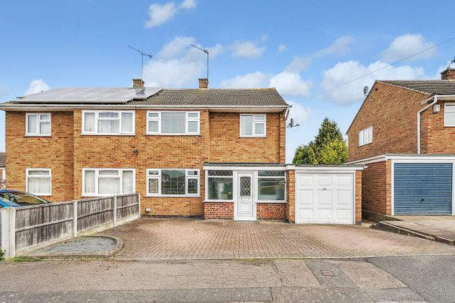 Semi-detached house for sale in Penryn Drive, Wigston, Leicestershire