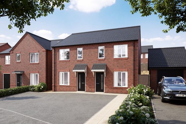 Thumbnail Semi-detached house for sale in "The Ambleford - Plot 128" at Rockcliffe Close, Church Gresley, Swadlincote