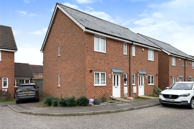 Thumbnail End terrace house to rent in Haddesley Road, Little Canfield, Dunmow