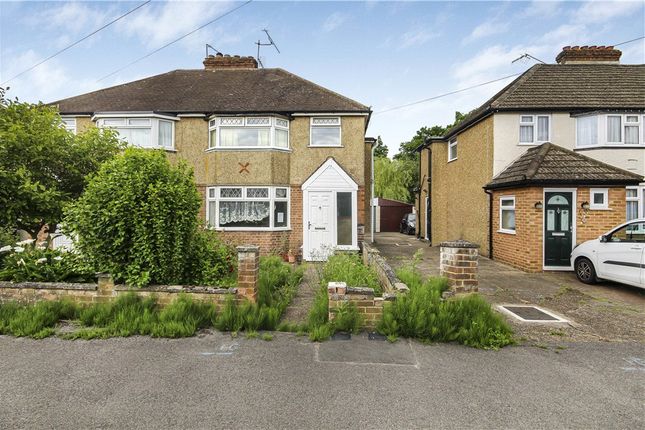 Thumbnail Semi-detached house for sale in Lindsay Road, New Haw, Addlestone, Surrey