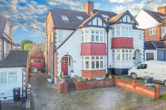 Thumbnail Semi-detached house for sale in Sedley Rise, Loughton, Essex