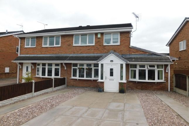Thumbnail Semi-detached house for sale in Rochester Crescent, Crewe