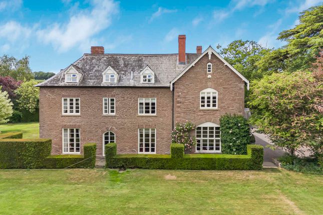Thumbnail Detached house for sale in Trecilla Court, Llangarron, Ross-On-Wye, Herefordshire With 4.3 Acres