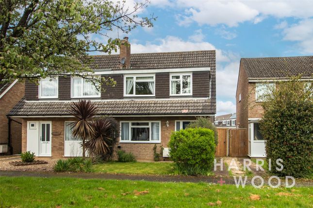 Thumbnail Semi-detached house for sale in Barnfield, Capel St. Mary, Ipswich, Suffolk