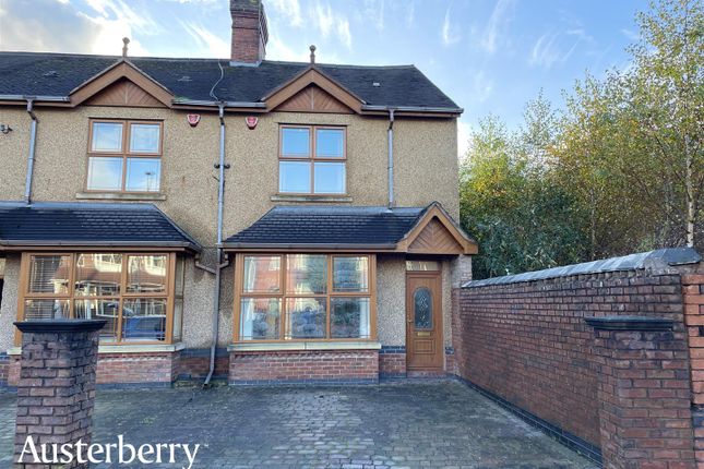 Thumbnail Town house for sale in Lightwood Road, Lightwood, Stoke-On-Trent, Staffordshire