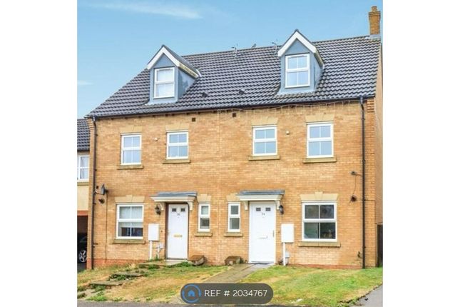 Thumbnail End terrace house to rent in Bennett Road, Corby
