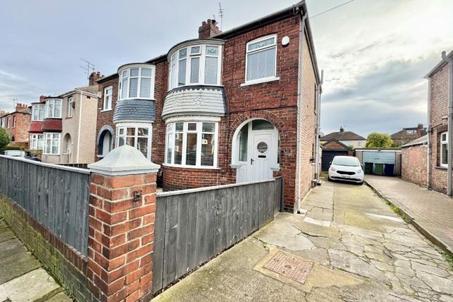 Thumbnail Semi-detached house for sale in Belmont Avenue, South Bank, Middlesbrough