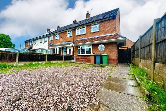Thumbnail End terrace house to rent in Waverley Road, Bloxwich