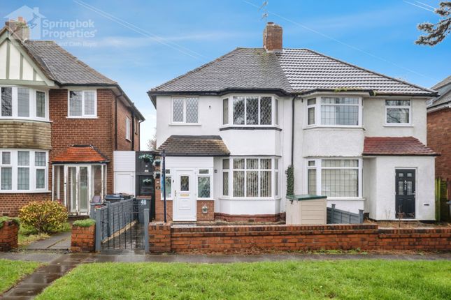 Thumbnail Semi-detached house for sale in Kings Road, Sutton Coldfield, West Midlands