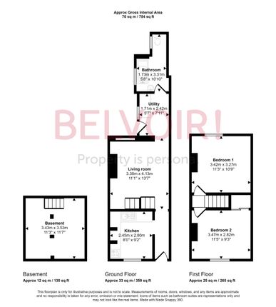 Terraced house for sale in Milsom Street, Cheltenham