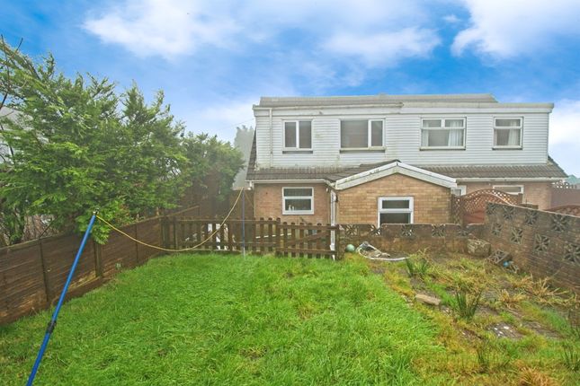 Semi-detached house for sale in The Heathlands, Gilfach Goch, Porth
