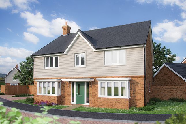 Thumbnail Detached house for sale in "The Lime" at Redfields Lane, Church Crookham, Fleet