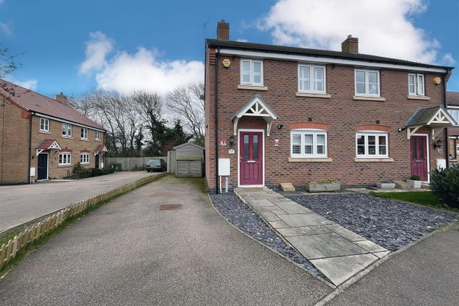 Semi-detached house for sale in Preston Way, Huncote, Leicester