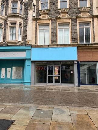 Retail premises to let in Commercial Street, Newport