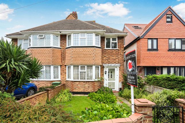 Thumbnail Semi-detached house for sale in Barrington Road, North Cheam, Sutton
