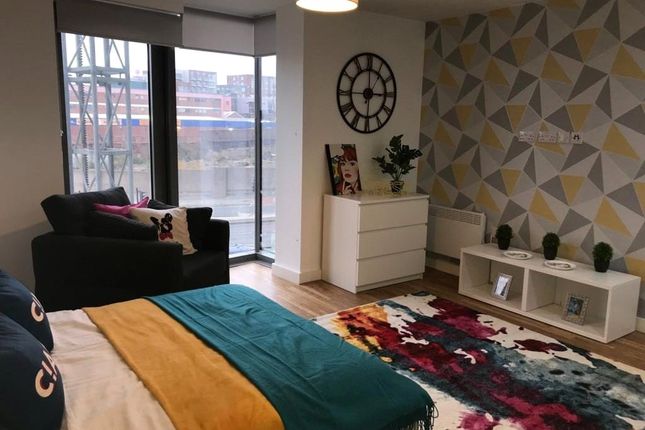 Studio to rent in The Tower, 19 Plaza Boulevard, Liverpool