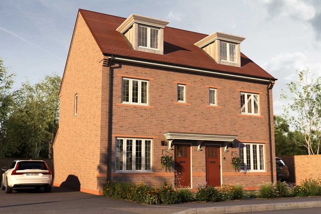 Thumbnail Semi-detached house for sale in "The Mccall" at Coubert Crescent, Glebe Farm, Milton Keynes