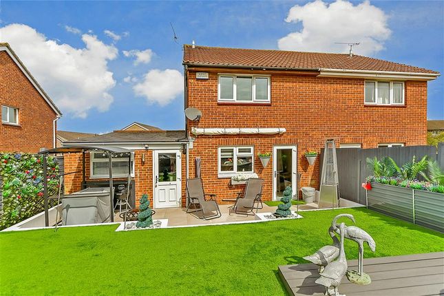 Semi-detached house for sale in Trent Road, Lords Wood, Chatham, Kent