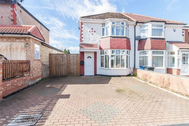 Thumbnail Semi-detached house for sale in Federal Road, Perivale, Perivale, Greenford