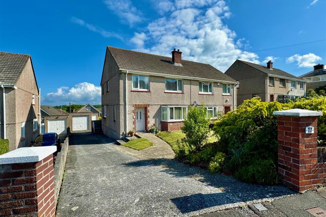 Thumbnail Semi-detached house for sale in Dunstone View, Plymstock, Plymouth