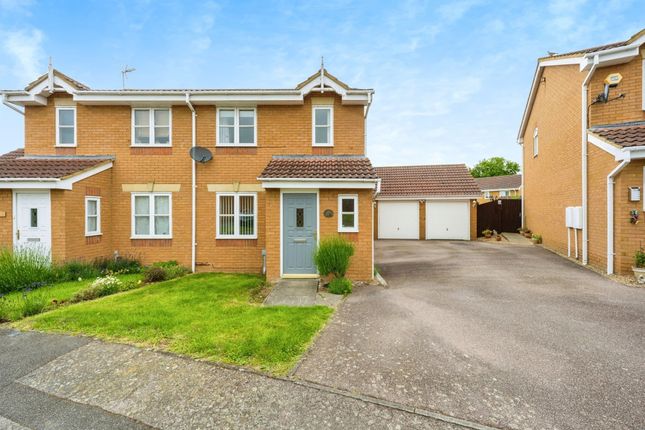 Thumbnail Semi-detached house for sale in Epsom Close, Rushden