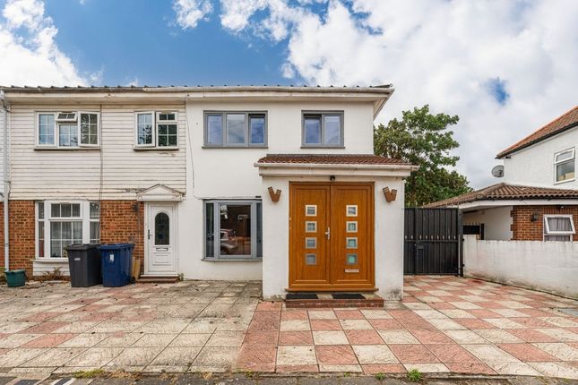 Thumbnail End terrace house for sale in Bixley Close, Southall, Greater London UB24El