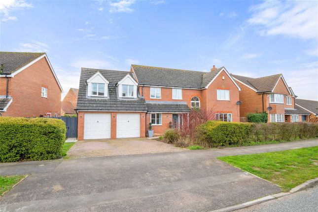 Thumbnail Detached house for sale in St. Johns Drive, Corby Glen, Grantham
