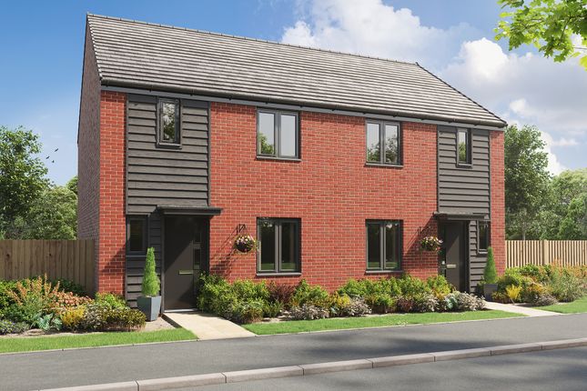 Thumbnail Semi-detached house for sale in "The Danbury" at Oxleaze Reen Road, Newport