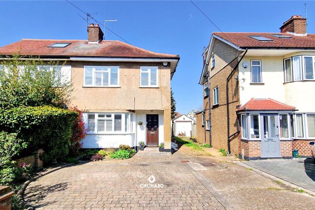 Semi-detached house for sale in Milverton Drive, Ickenham, Middlesex